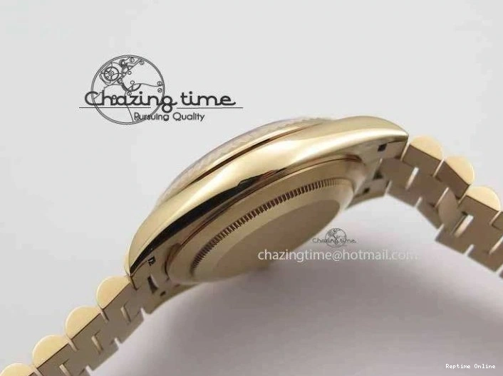 1219 Day Date 40mm RG BP Maker Best Edition Brown Dial Diamond Markers On RG Bracelet A ZeroBulk 3689